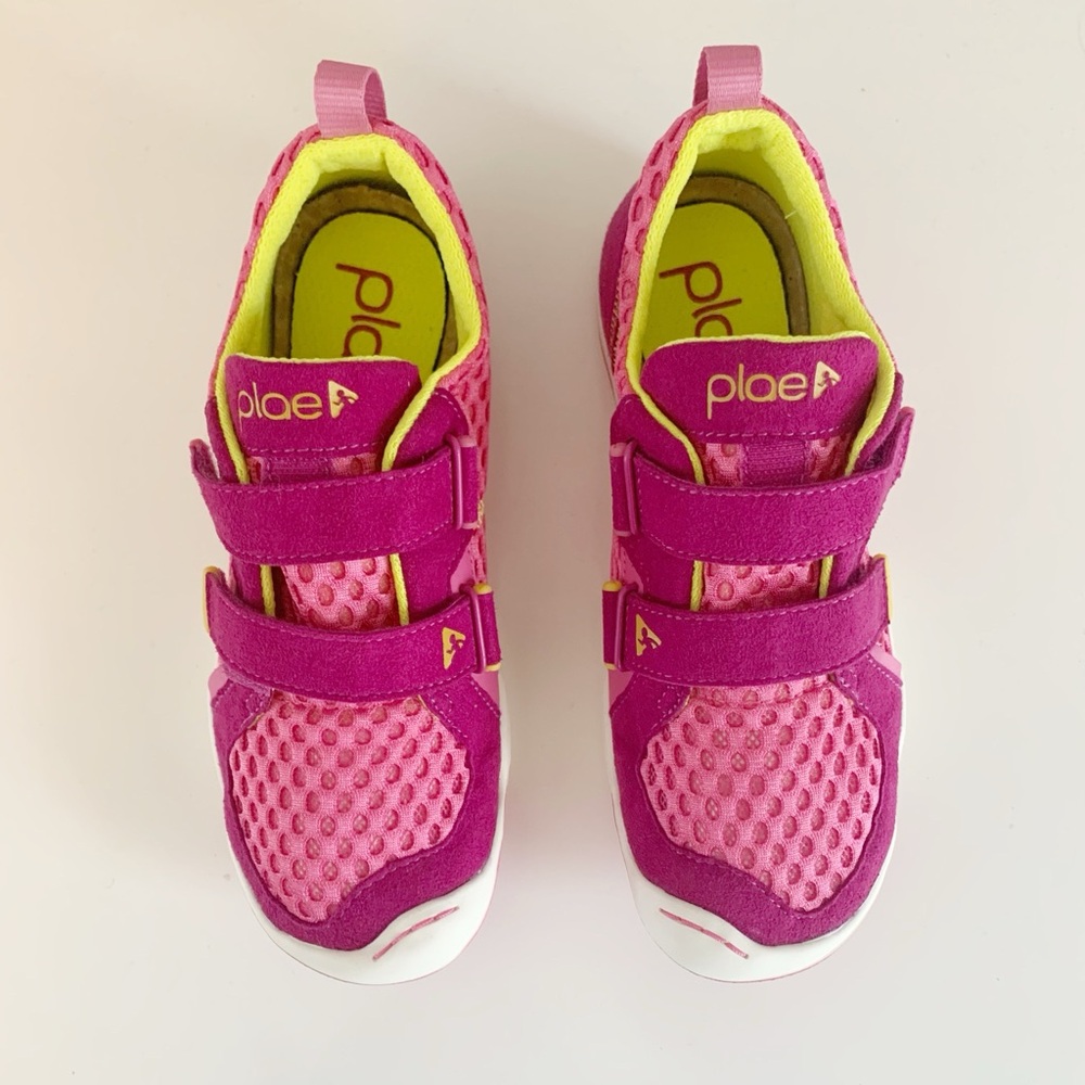 Plae Kids Pink Festival Fuscia Sneakers size 3